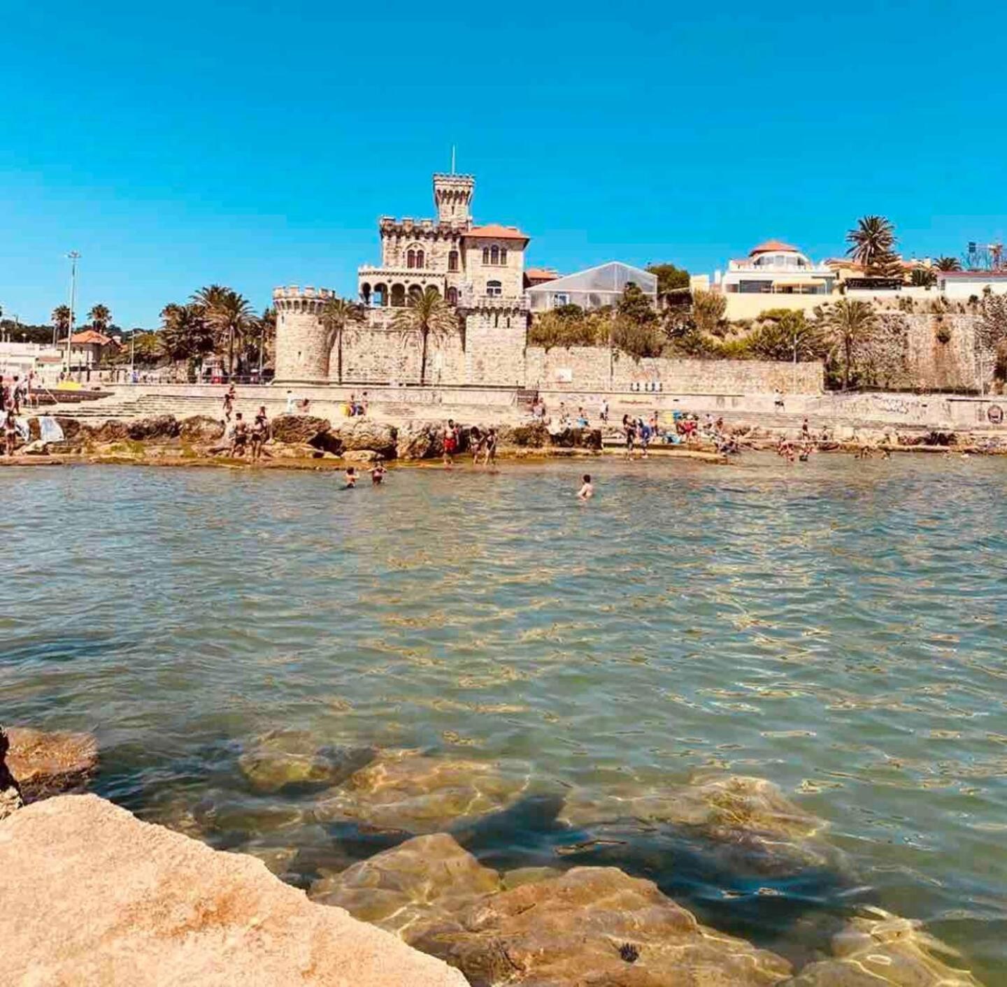 Sea View W Balcony 2 Mins Walk To Beach & Casino Estoril Exterior foto